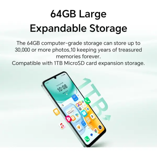 Honor X5c Plus (4GB, 128GB, Ocean Cyan)