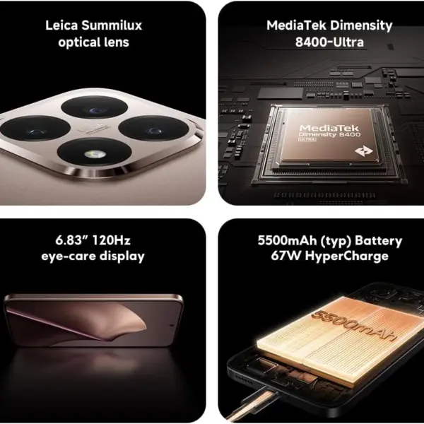 Xiaomi 15T (12GB, 512GB, Rose Gold)